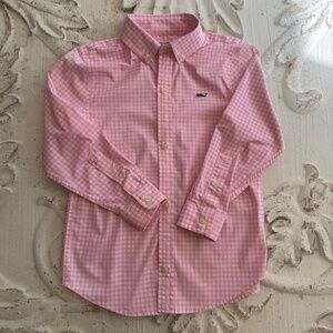 Vineyard Vines Pink Performance Button Up - 4T